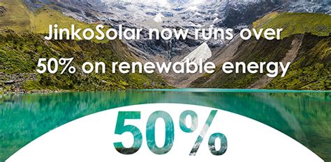 JinkoSolar Now Runs Over 50% on Renewable Energy – PVTIME