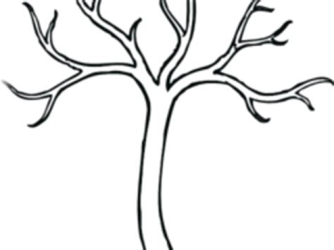 Barren Clipart Silhouette Tree - Bare Tree Clipart Outline - Png ...