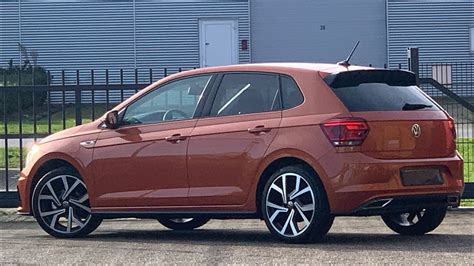 Volkswagen NEW Polo R-Line 2021 in 4K Energic Orange 18 inch Brescia walk around & detail inside ...