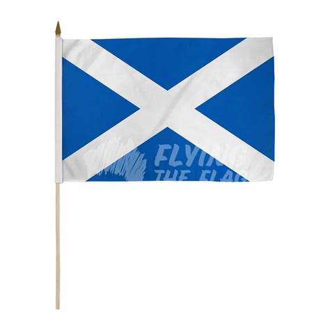 Flying The Flag - Scotland Stick Flags 12x18IN