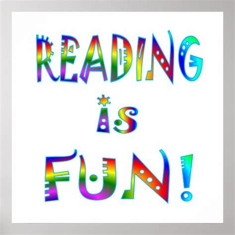 Reading is Fun Poster | Zazzle