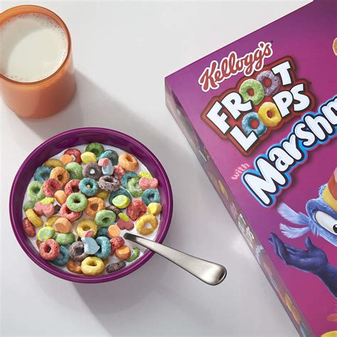 Buy Froot Loops Breakfast Cereal with Fruity Shaped Marshmallows, Low Fat, 10.5 oz Box(Pack of 8 ...