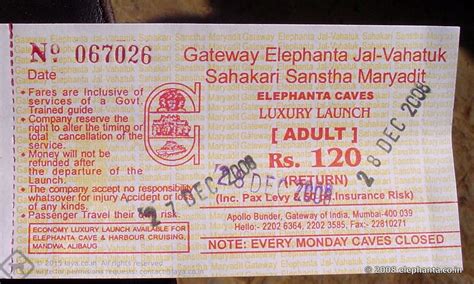 Elephanta Ferry Ticket