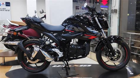 Suzuki Gixxer Naked 155 Bs6 New Black Colour Review 2021 - YouTube