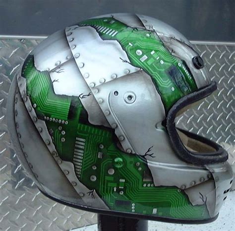 Badbrush Design; Helmet painting, custom helmet painting, airbrushed ...