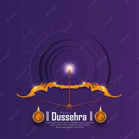 Premium Vector | Abstract illustration of dussehra. vector