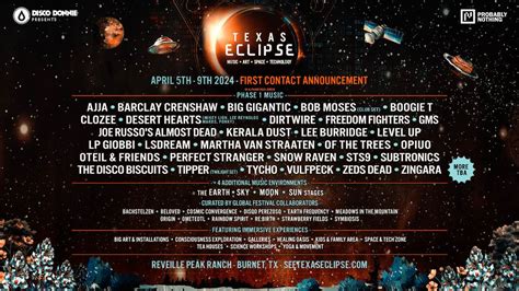 Texas Eclipse Festival 2024 Lineup - Bette Chelsae