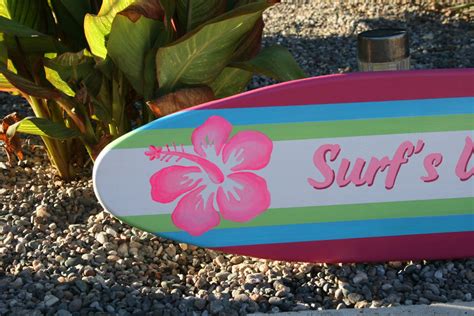 Mini Surfboard Wall Art Beach Decor Personalized | Etsy