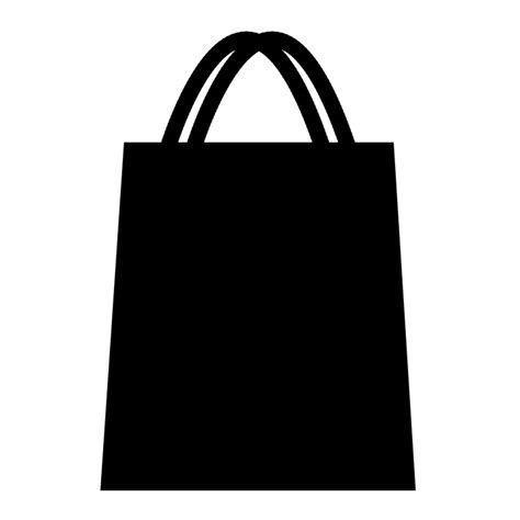 Shopping Bags PNG Black And White Transparent Shopping Bags Black And ...