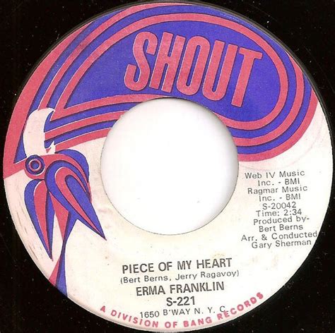 Erma Franklin - Piece Of My Heart (1967, Vinyl) | Discogs