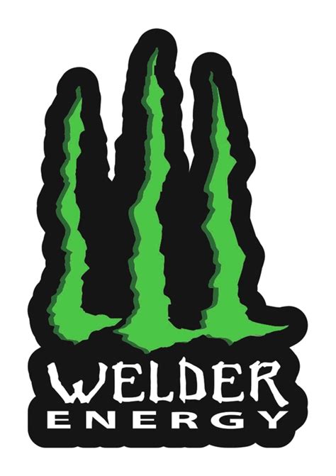 Welder Energy Precision Cut Decal / Sticker