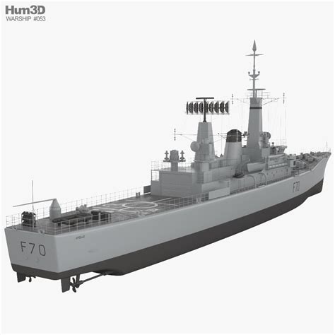 3D model of Leander-class frigate in 2021 | 3d model, Leander, Model