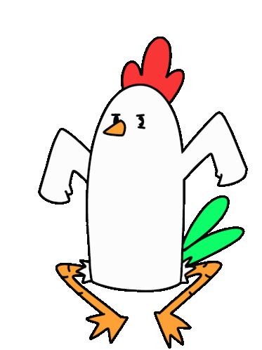 Chicken Dance Sticker - Chicken Dance Kick - Discover & Share GIFs