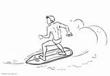 Free Surfing Coloring Pages sketch template
