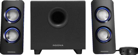 Insignia™ 2.1 Bluetooth Lighted Speaker System (3-Piece) Black NS-5004BT - Best Buy