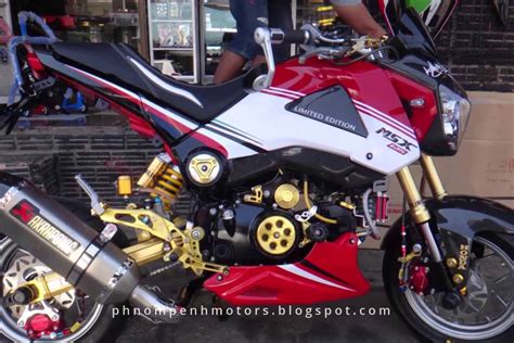 Revolution Honda MSX Custom Modification (ម៉ូតូ MSX ដែលបានចៃ្នហើយ ...