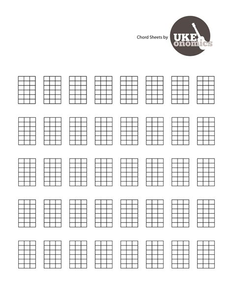 Ukulele Chords Printable Chart