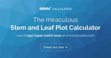 Stem and Leaf Plot Calculator - Plot Generator