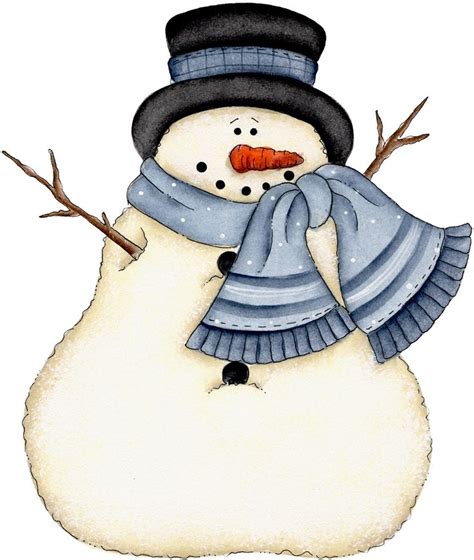 Country Snowman Clipart | Free download on ClipArtMag