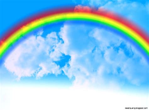 Blue Sky Rainbow Wallpapers - Wallpaper Cave