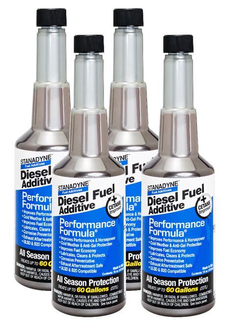 Stanadyne Performance Formula Diesel Fuel Additive - Pack of 4 Pint Bottles - Part # 38565 ...