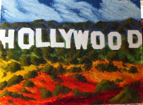 Hollywood in Living Color, in oil