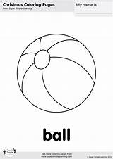 Ball Coloring Page  Super Simple sketch template
