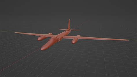 Lockheed U-2S Dragon Lady 3D Model by NETRUNNER_pl