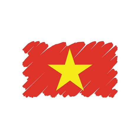 Vietnam Flag symbol sign Free Vector 4943276 Vector Art at Vecteezy