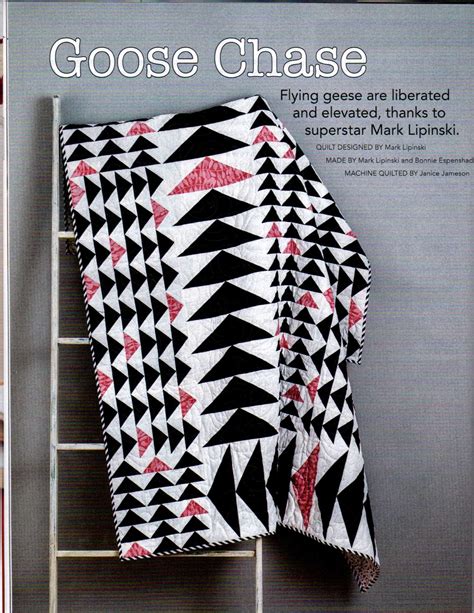 goose chase | Black and white quilts, Quilt pattern download, Quilts