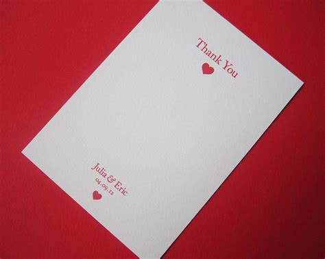 Heart Thank You Card | Thank you cards, Cards, Cotton cards