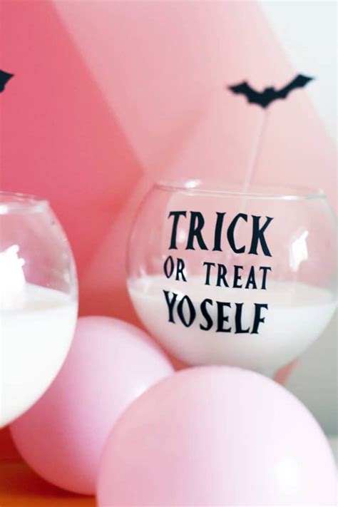 DIY HALLOWEEN PUN GLASS VINYL STICKERS FOR HALLOWEEN PARTY | Bespoke ...