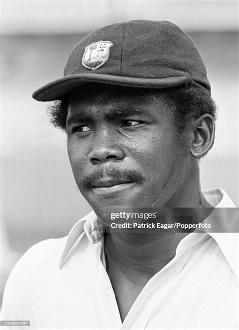 Gordon Greenidge of West Indies during a practice session before the ...