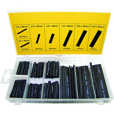 127 Piece Heat Shrink Sleeve Kit - Machine Mart - Machine Mart