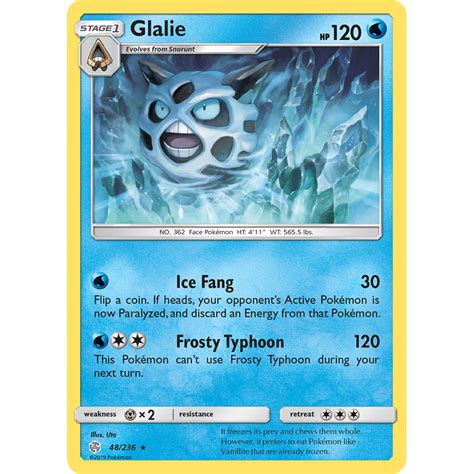 Verified Glalie - Cosmic Eclipse Pokemon Cards | Whatnot