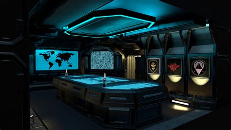 ArtStation - Sci Fi War Room