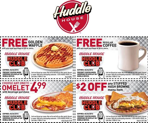 Waffle House Coupons Printable