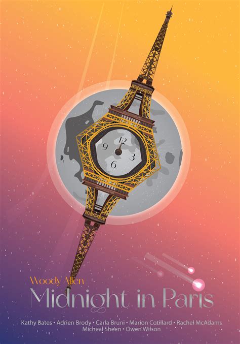 Midnight in Paris Movie Poster on Behance