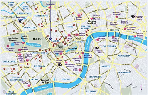 Central London City Map | Map of London Political Regional