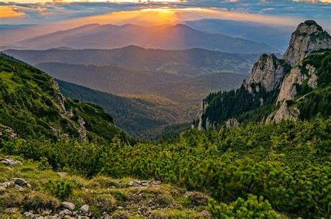 A beautiful sunset in Ceahlau mountains, Romania. #1 Photograph by ...