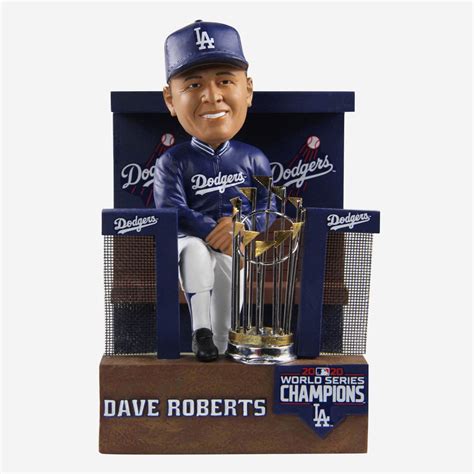 Dave Roberts Los Angeles Dodgers 2020 World Series Champions Dugout Bo FOCO