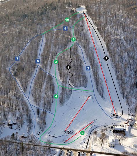 Mount Pleasant of Edinboro Trail map - Freeride