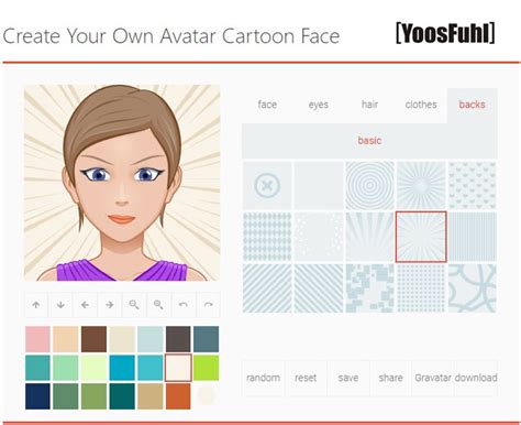 Cartoon Avatar Maker - a Web App for Create Avatar Cartoon Face ...