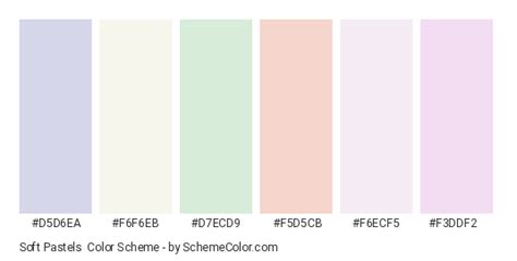 Soft Pastels Color Scheme » Light Green » SchemeColor.com