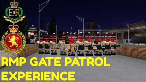 RMP GATE PATROL EXPERIENCE - British Army [ROBLOX] - YouTube