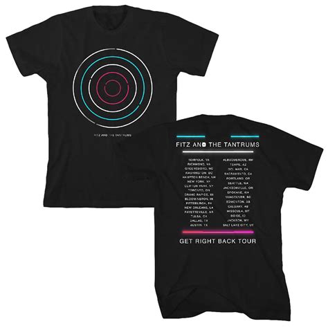 Fitz and The Tantrums Neon Target Tour T-Shirt