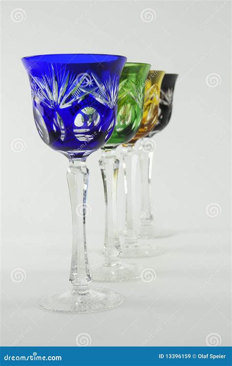 German wine glasses stock image. Image of unique, wine - 13396159