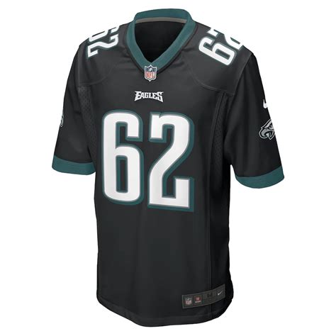 Men's Philadelphia Eagles Jason Kelce Nike Black Game Jersey