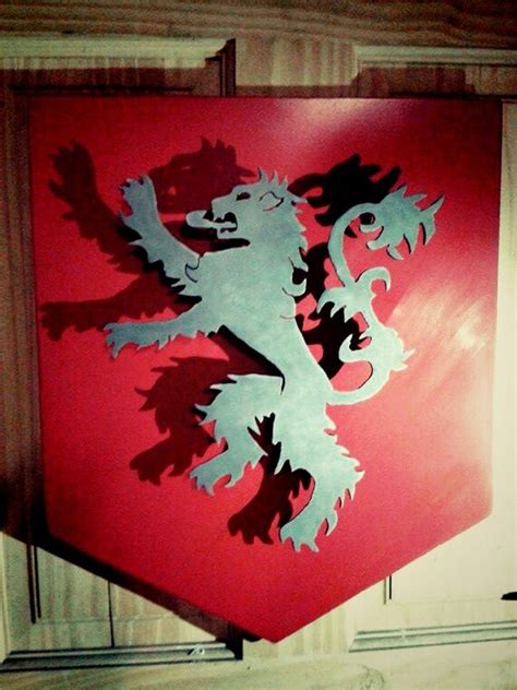 Game Of Thrones Lannister Crest by MetalHeadPlasmaCut on Etsy