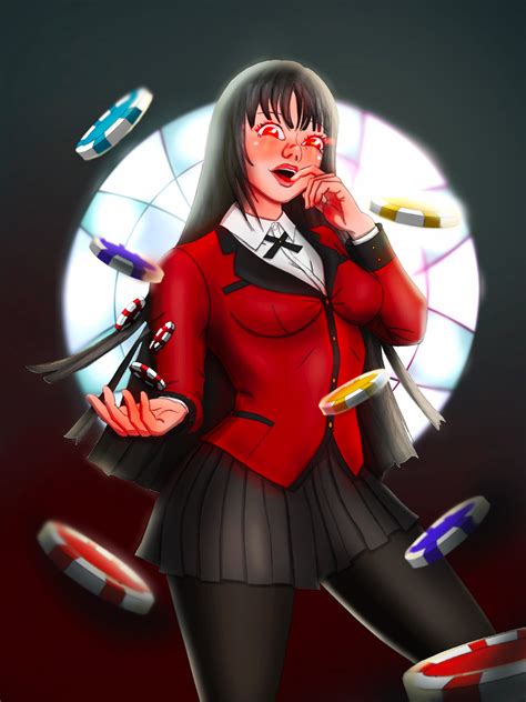 Yumeko from kakegurui fanart on Behance